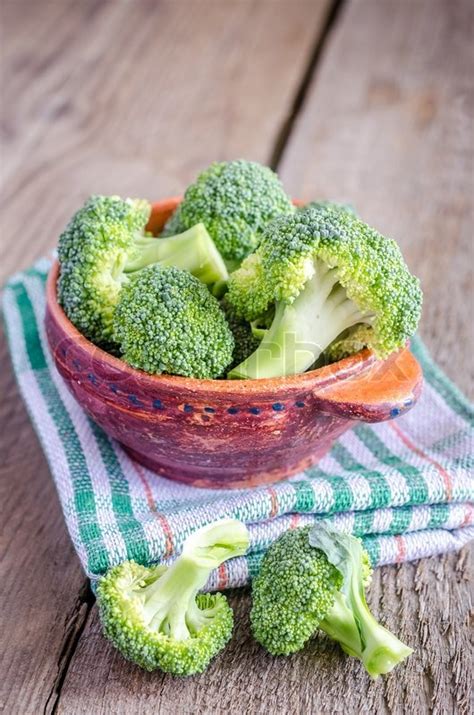 broccoli florets stock image colourbox