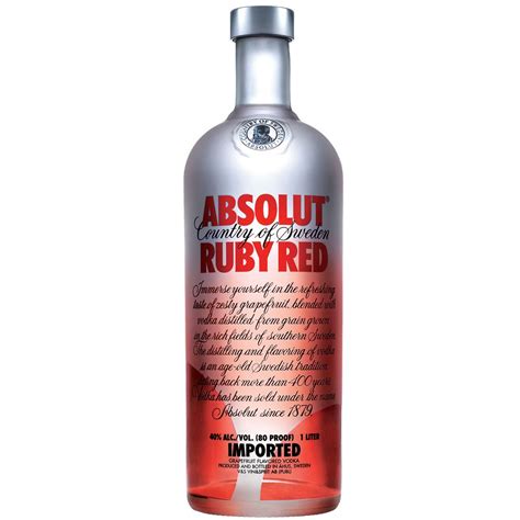 Absolut Ruby Red | Vodka, Absolut, Ruby red grapefruit
