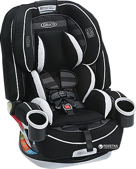 Автокресло Graco 4EVER ALL-IN-1 Rockweave Черно-белое (8AH00RCW3 ...