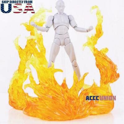 Burning Effect Flame D Art For Kamen Rider Figma Action Figure Gundam Hot Toys