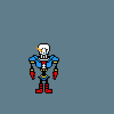 Pixilart Disbelief Papyrus  With An Added Bonus Frame By Gnullnullerr