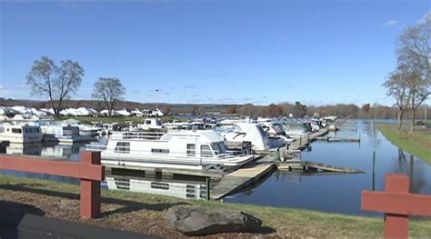 Heavy Rainfall Caused Flooding At Oxbow Marina