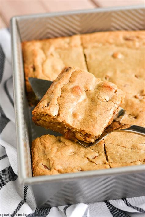 Pecan Blondies A Pumpkin And A Princess