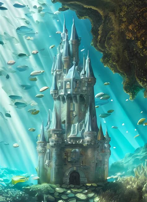 The Underwater Castle by EsmeraldaEmerald on DeviantArt