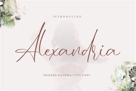 Alexandria Handwritten Script Script Fonts Creative Market