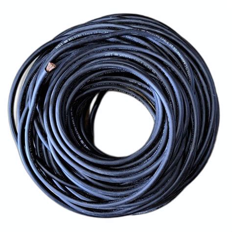 100 M Black Copper Welding Cable Size 35 Sq Mm Thickness 220 V At