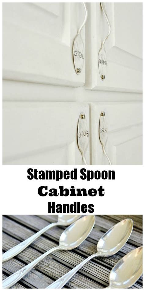 Stamped Spoon Cabinet Handle - Thistlewood Farm | Stamped spoons, Diy ...