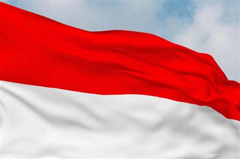 Premium Photo National Flag Of Indonesia