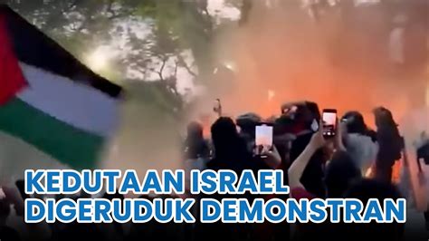 Kedutaan Israel Di Meksiko Digeruduk Demonstran Pro Palestina Ibas