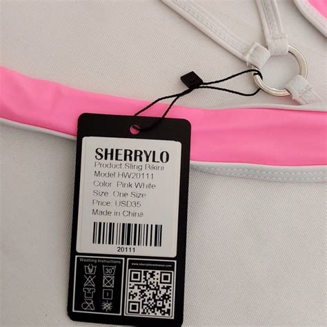 Sherrylo Swim Sherrylo Sexy Pink And White Slingshot Bikini Poshmark