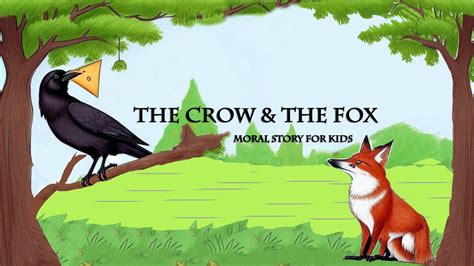 Clever Fox And Foolish Crow The Fox And The Crow Moral Story For Kids