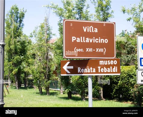 Giuseppe Verdi Museum in Villa Pallavicino Stock Photo - Alamy