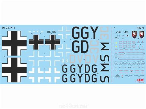 Do 217N 1 WWII German Night Fighter ICM 48271 1 48