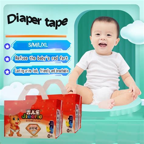 Jierle Baby Diapers Korea Disposable Diaper Tape Naked And Refreshing Skin Moisture Absorbent