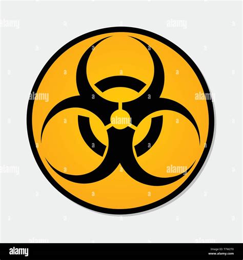 Biohazard Symbol Vector Illustration Stock Vector Image And Art Alamy