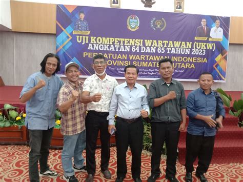 UKW Angkatan 64 Dan 65 PWI Sumut Secara Resmi Ditutup Dari 58 Orang