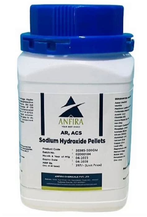 Sodium Hydroxide Pellets Ar Acs Grade At Rs Kg In