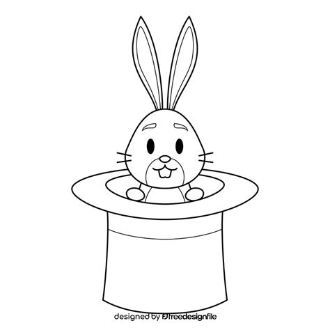 rabbit  hat clip art  clipart library