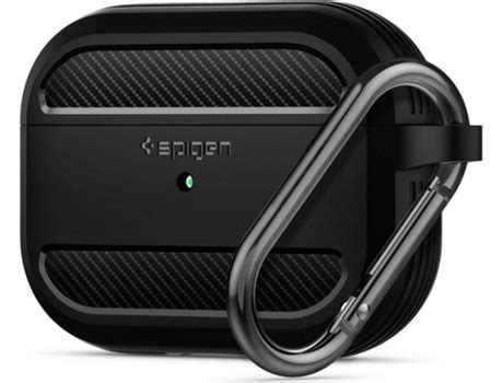 Capa Airpods Pro Spigen Rugged Armor Preto Worten Pt