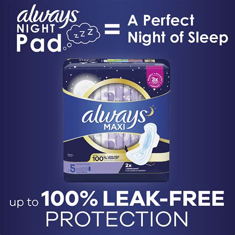 Always Maxi Size 5 Extra Heavy Overnight Pads with Wings | Always®