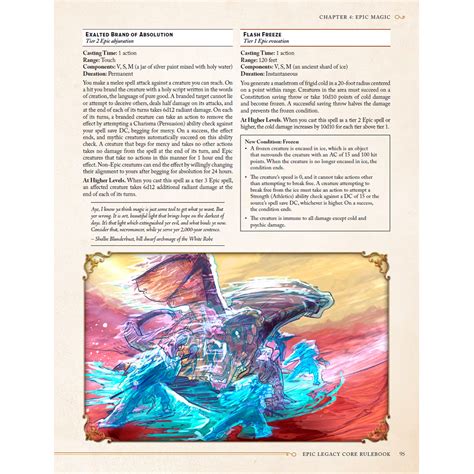 epic legacy core rulebook hit point press