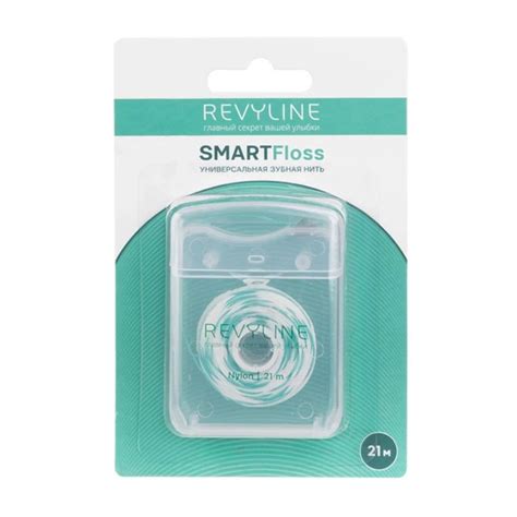 Зубная нить Revyline Smart Floss, невощёная, 21 м - купить с доставкой ...