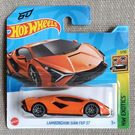 Hot Wheels Lamborghini Sian Fkp Hobbies Toys Toys Games On Carousell