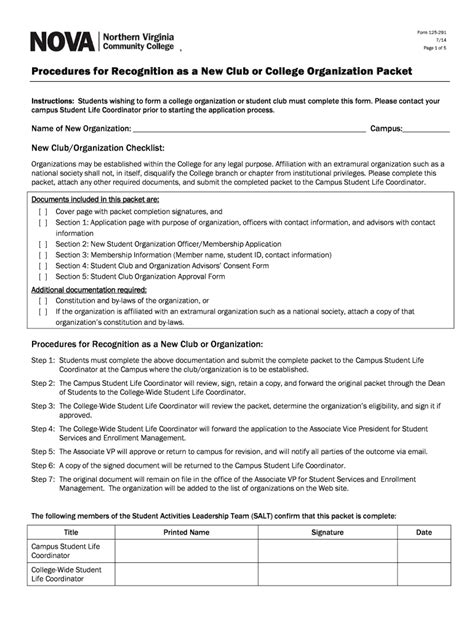 Fillable Online Nvcc Form Page Of Procedures For