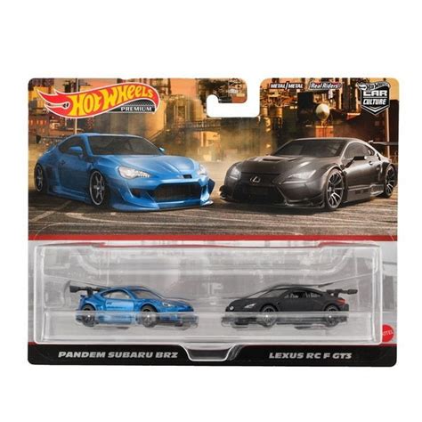 Jual Hkf Hot Wheels Premium Twin Pack Pandem Subaru Brz Lexus Rc F Gt Shopee Indonesia
