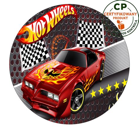 Opłatek na tort Hot Wheels Arena pl