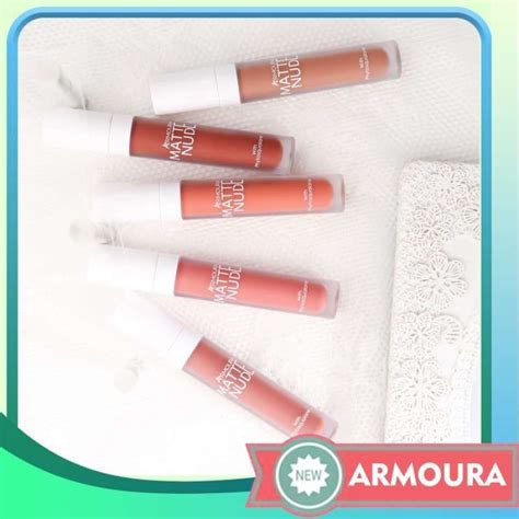 Promo âœlip cream matte recommended Armoura Matte Lip Nude Moist ADLipstick Diskon di