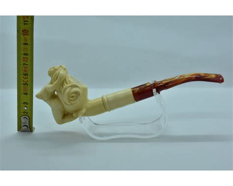 Naked Lady Pipe Big Boobs Pipe Meerschaum Pipe Straight Stem Pipe Handmade Pipe Smoking