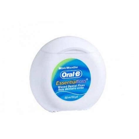 Oral B Essential Floss Waxed Dental Mint Flavor 50m Big Pharmacy