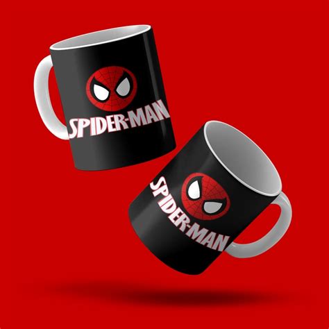 مشخصات قیمت و خرید ماگ گیمینگ اسپایدرمن Spiderman Head Text Logo B آنور