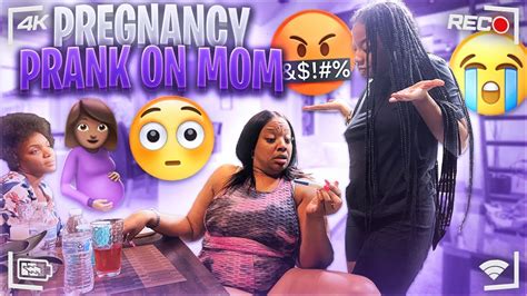 Pregnancy Prank On Mom🤰😳 She Calls My Dad Youtube