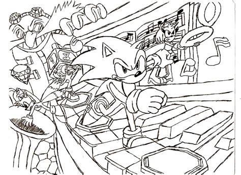 Sonic Games Coloring Pages at GetColorings.com | Free printable ...