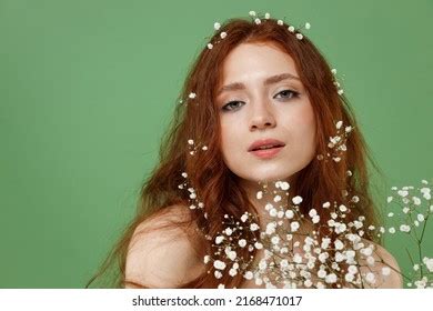 Beautiful Half Naked Topless Redhead Hair Stock Photo 2168471017 Shutterstock