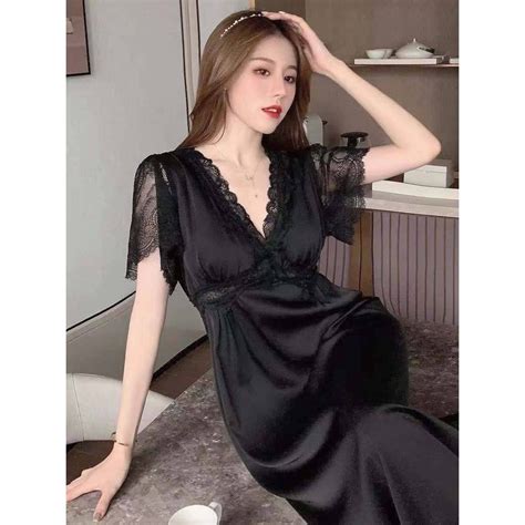 Jual Daster Lingerie Sexy Dress Sabrina Satin Baju Tidur Sexy Lingerie Wanita Baju Tidur