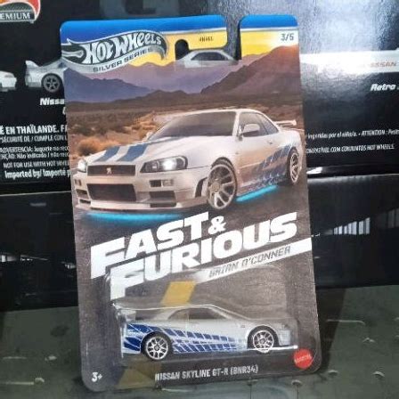 Hotwheels Hot Wheels Fast And Furious Brian O Conner Nissan Skyline GT R BNR R BONUS