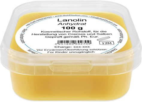 Lanolin Wollwachs G Nat Rliche Hautpflege Wollwachs Anhydrat Amazon