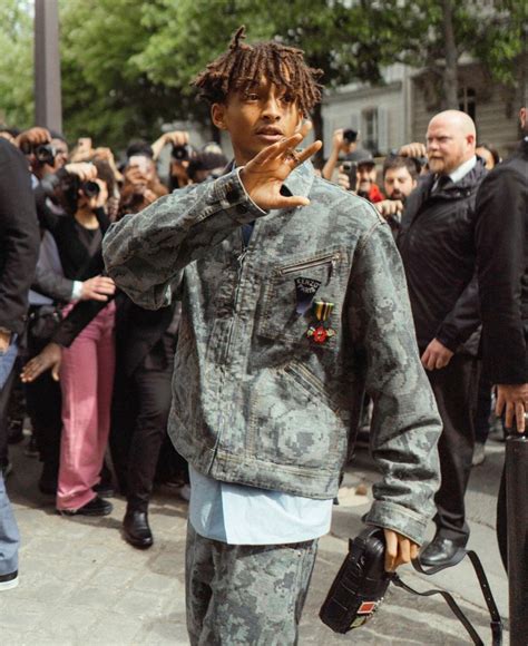 Jaden At Paris Fashion Week For Kenzo Menswear Spring Summer 2023