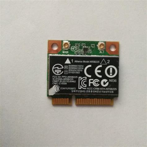 Wi-Fi модуль карта адаптер для ноутбука Atheros AR5B225 Mini PCI-E 802 ...