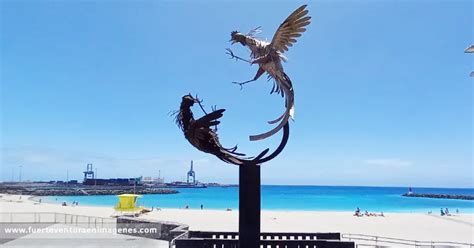 Gu A De Fuerteventura Escultura Pelea De Gallos Gu A De Fuerteventura