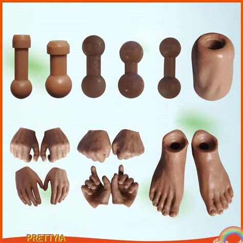 Prettyiaph Inch Nude Male Female Scale Action Figure Body Various Hand Types Shopee