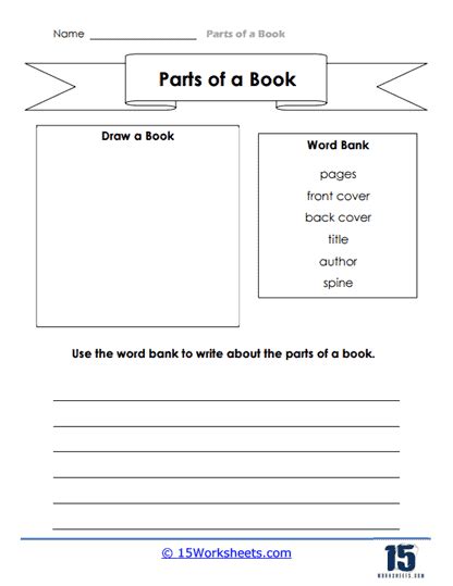 Parts Of A Book Worksheets 15