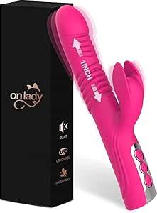 Amazon Thrusting Dildo G Spot Rabbit Vibrator Sex Toys Bunny Ears For Clitoris G Spot