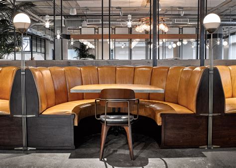 dropbox cafe avroko booth seating furniture restaurant design