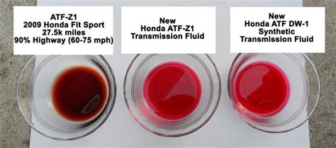 Honda Atf Fluid Color