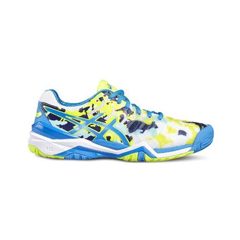 Asics Gel Resolution 7 Le Melbourne Womens Shoe Whiteblue Strung Out