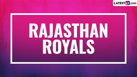 Cricket News | Rajasthan Royals Team in IPL 2023 With Players List ...